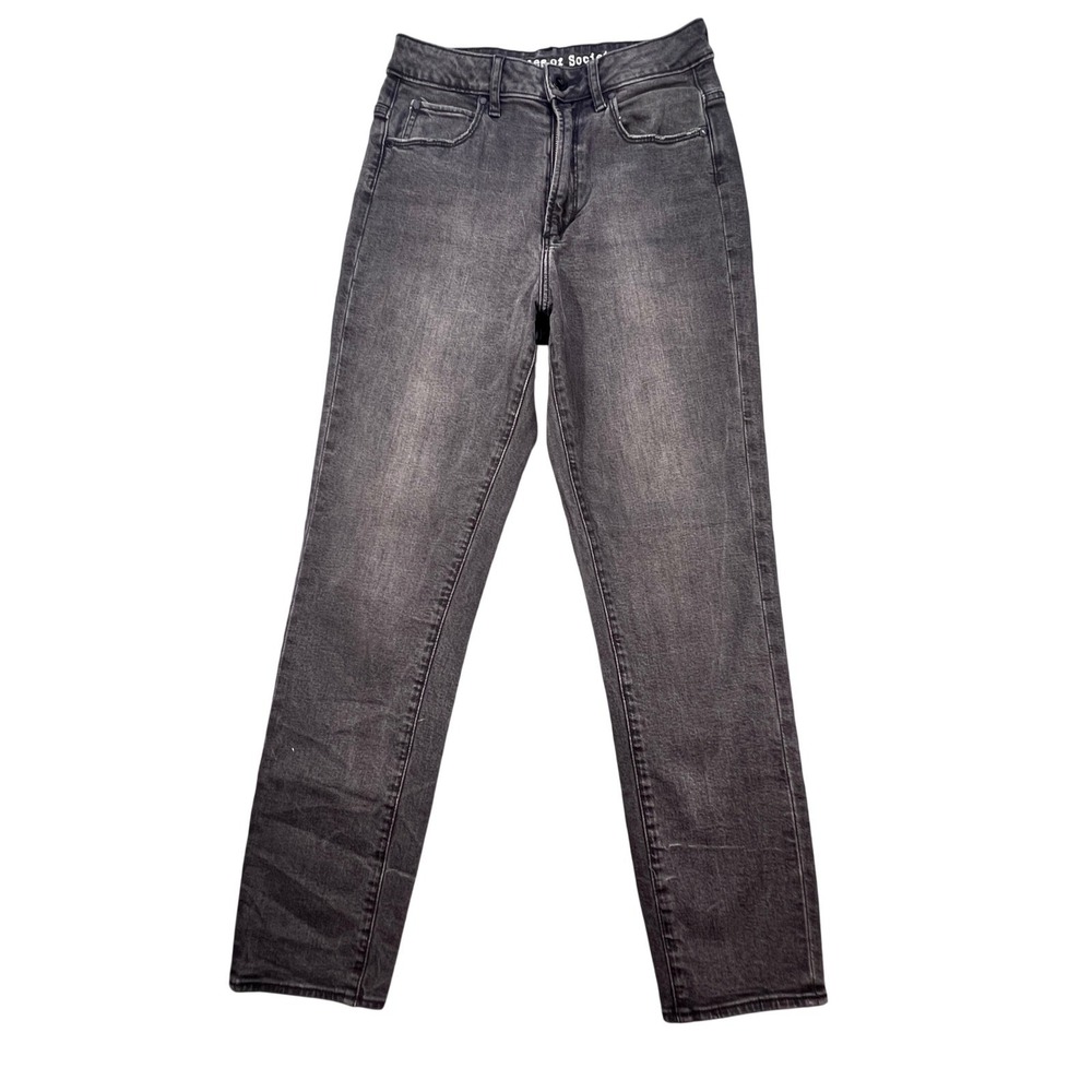 Articles of Society Black Vintage High Rise Straight Leg Jeans Women Size 7